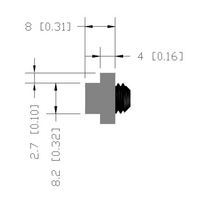 41-310-1 MODULAR SOLUTIONS PROFILE FASTNER 180MM LONG T-SLOT BAR